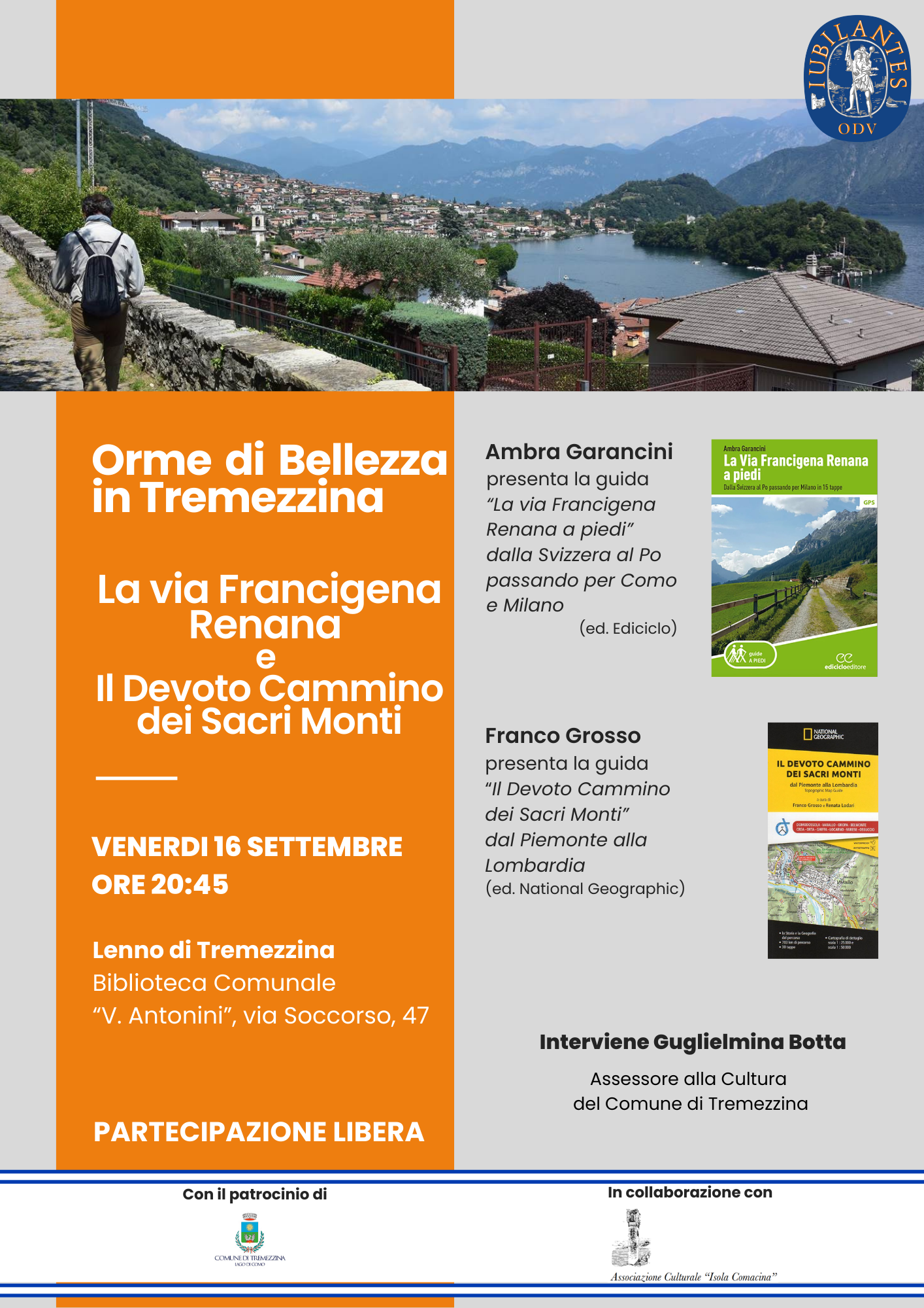 locandina presentazione Via Francigena Renana